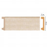 Плинтус напольный ударопрочный DECOMASTER D235-18D/20 ДМ (80x17x2400) Бежевый с перламутром