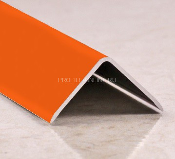 Алюминиевый уголок 30х30 мм PV65-28 оранжевый Ral 2004 2,7 м