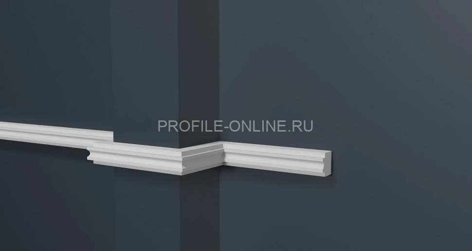 Декоративный молдинг 15х13 мм Decor-Dizayn DD627 полистирол белый, под покраску 2 м
