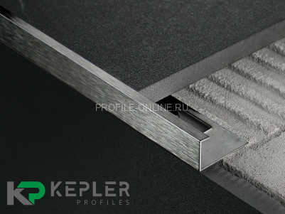 L-образный профиль 10х5 мм из нержавеющей стали SS 304 FSBP130-10 BS S.S.304 черный сатинированный 2.7 м