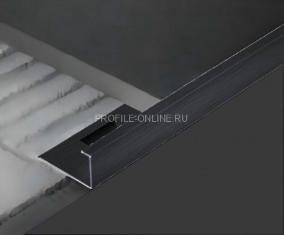 L-образный профиль 10х5 мм из нержавеющей стали SS 304 FSBP130-10 BS S.S.304 черный сатинированный 2.7 м