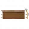 Плинтус напольный Клен медовый DECOMASTER D232-85 ШК/14 (100x22x2400)