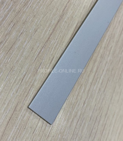 Алюминиевая полоса 15 мм серебро матовое 2,2 м