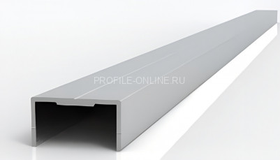 Профиль окантовочный алюминиевый под ДСП 16 мм Диал СТП-005 серебро 3 м