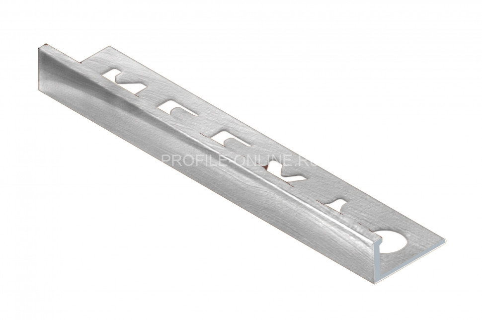 L-образный профиль алюминиевый 8 мм NEEXY PV01-41 SW муар белый 2.7 м