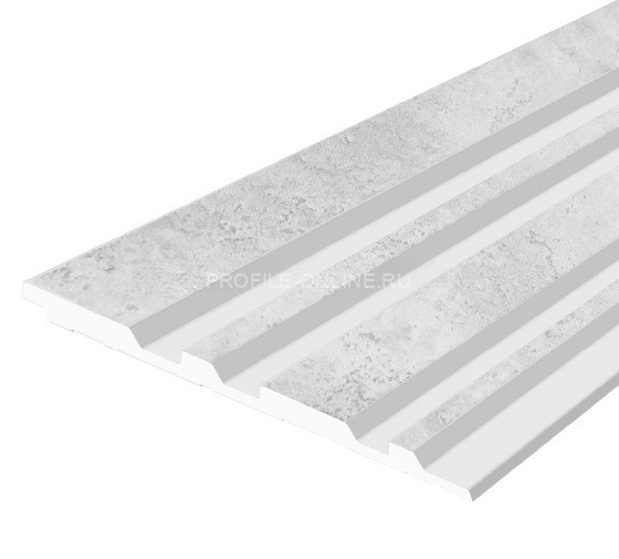 Отделочная стеновая декоративная панель с 3D эффектом Hiwood LV122 W50 декорированная 120х12 мм из фитополимера 2,7 м