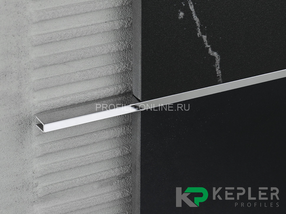 П-образный профиль 10х5 мм из нержавеющей стали SS 304 FSUP05-P S.S.304 полированный 2.7 м