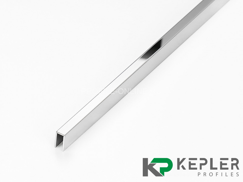 П-образный профиль 10х5 мм из нержавеющей стали SS 304 FSUP05-P S.S.304 полированный 2.7 м