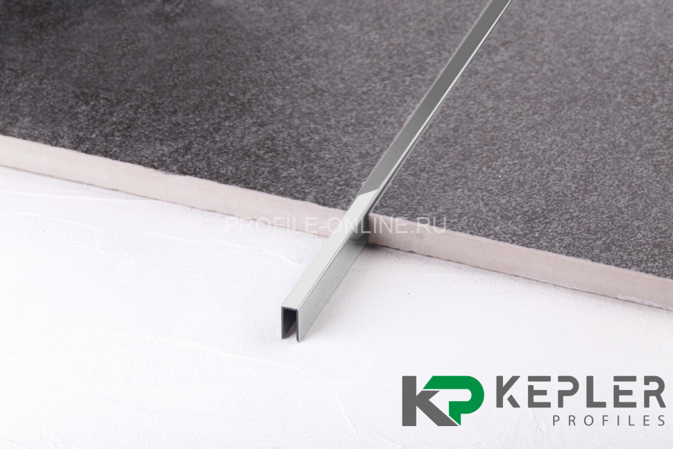 П-образный профиль 10х5 мм из нержавеющей стали SS 304 FSUP05-P S.S.304 полированный 2.7 м