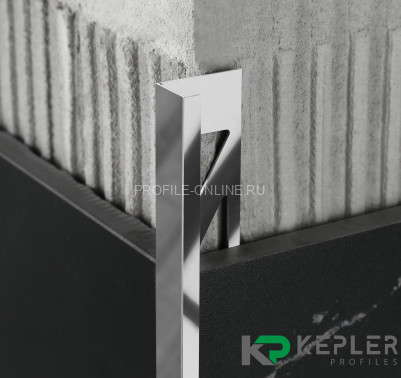 L-образный профиль 12х5 мм из нержавеющей стали SS 304 FSBP130-12 P S.S.304 полированный 2.7 м