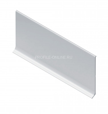 Плинтус для пола из алюминия 40мм NEEXY AKBD40-MS серебро матовое 2.5м