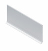 Плинтус для пола из алюминия 40мм NEEXY AKBD40-MS серебро матовое 2.5м