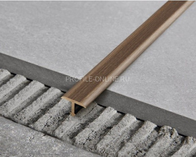 Латунный Т-профиль 14 мм Progress Profiles PCROB 149 бронза 2,7 м