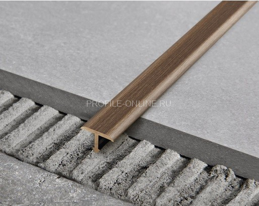 Латунный Т-профиль 14 мм Progress Profiles PCROB 149 бронза 2,7 м