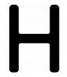 H-профиль алюминиевый под 4 мм ОП-501 АД31 Т1-3000 3 м
