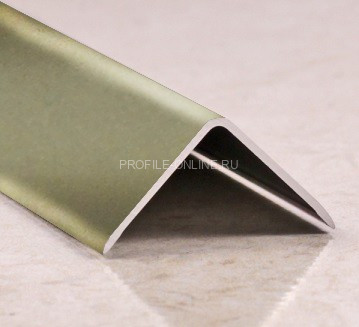 Алюминиевый уголок 20х20 мм PV63-16 титан матовый 2,7 м