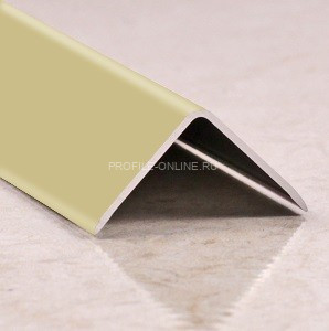 Уголок алюминиевый 30х30 мм ПН-30х30 бронза матовая 2,7 м