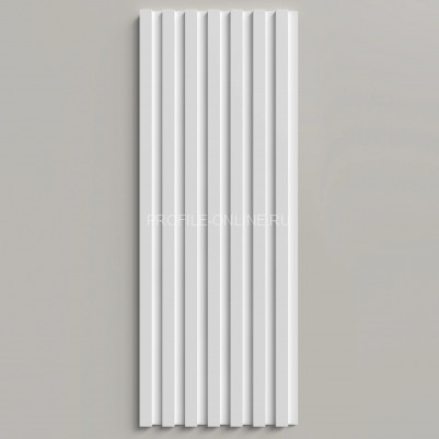 Отделочная стеновая декоративная панель 3D 150х10х2000 мм Decor-Dizayn DD931 из полистирола белая, под покраску 2 м
