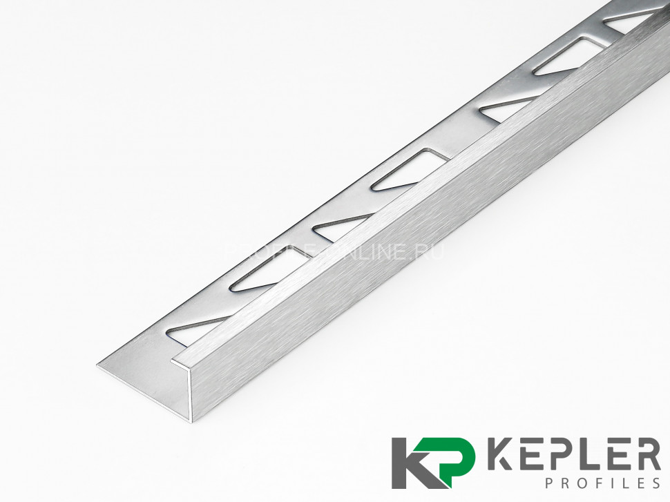 L-образный профиль 12х5 мм из нержавеющей стали SS 304 FSBP130-12 S S.S.304 сатинированный 2.7 м