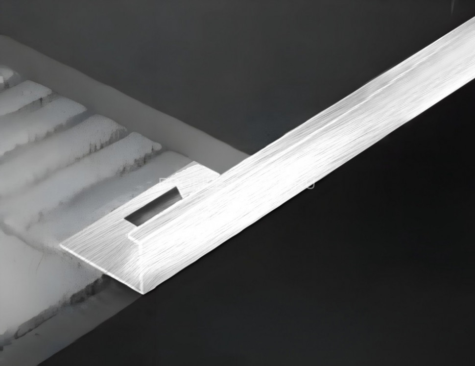 L-образный профиль 12х5 мм из нержавеющей стали SS 304 FSBP130-12 S S.S.304 сатинированный 2.7 м