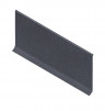 Плинтус для пола из алюминия 40мм NEEXY AKBD40-SA муар антрацит 2.5м