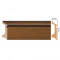 Напольный плинтус DECOMASTER D122-85 ДМ(78x21x2400) Клен медовый, ударопрочный полимер