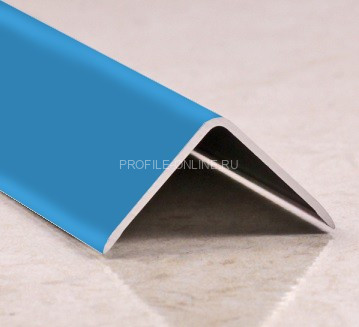 Алюминиевый уголок 30х30 мм PV65-31 синий Ral 5015 2,7 м