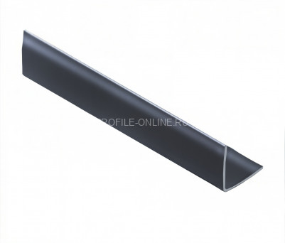 Уголок из нержавеющей стали 10х10 мм NEEXY PVS98-19 BL черный зеркальный 2.7 м