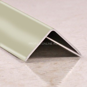 Уголок алюминиевый 30х30 мм ПН-30х30 бронза светлая глянец 2,7 м