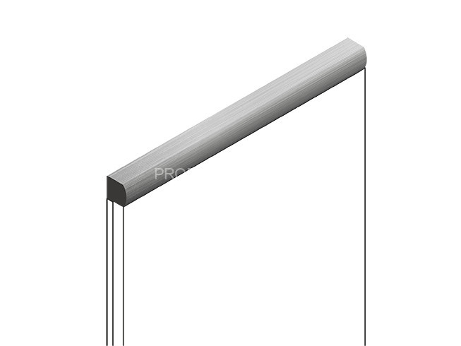 Декоративный молдинг HiWood D15V2 S15 из фитополимера под дерево 15х15 мм 2.7 м