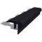 Закладной угловой профиль противоскользящий с резиновой вставкой Fm-10мм черный 2,7 м