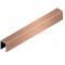 П-образный профиль нержавеющая сталь 10х10 Kepler Profiles FSUP10-RS розовое золото сатинированное 2,7 м