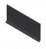 Плинтус для пола из алюминия 40мм NEEXY AKBD40-SBL муар черный 2.5м