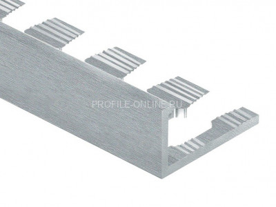 Алюминиевый профиль L-образный гибкий 10 мм PV05-03 серебро блестящее 2,7 м