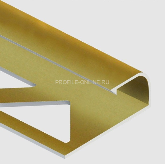 Алюминиевый С-образный профиль 12 мм PV15-12 песок матовый 2,7 м