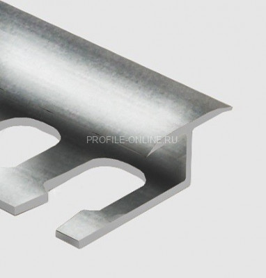 Алюминиевый Т-образный профиль гибкий закладной 16 мм PV42-01 полированный 2,7 м