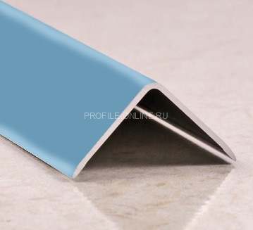 Алюминиевый уголок 30х30 мм PV65-32 голубой Ral 5024 2,7 м