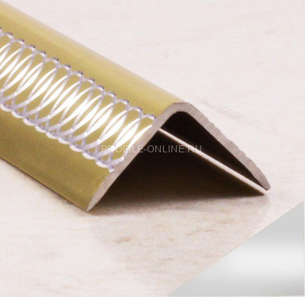 Алюминиевый уголок 15х15 мм ПН-15х15 гравировка серебро глянец 2,7 м