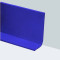 Гибкий плинтус для пола 50 мм ПГ65 синий самоклеющийся 25м