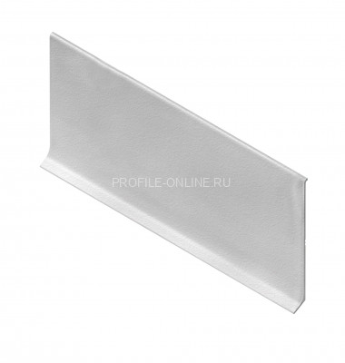 Плинтус для пола из алюминия 40мм NEEXY AKBD40-SW муар белый 2.5м