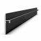 Алюминиевый порожек стыковочный для пола 38х11 мм Диал 9155 черный 3 м