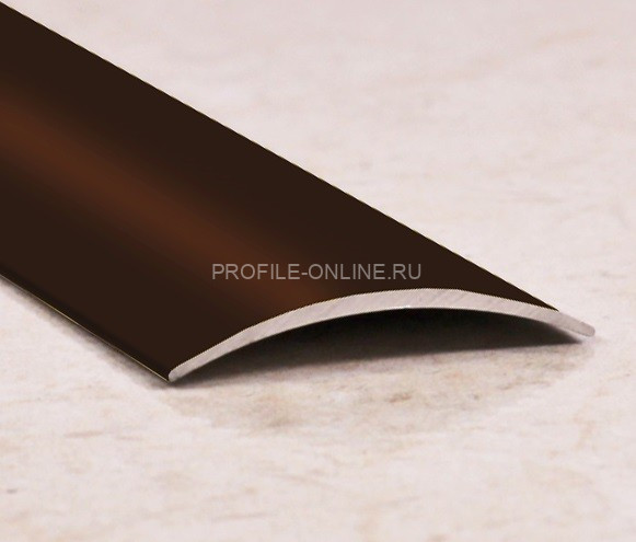 Одноуровневый порог алюминиевый 30 мм ПО-30 бронза глянец 2,7 м
