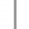 Левая планка-рейка для стеновой реечной панели VOX LINERIO S-LINE серая 2650х28х12 мм