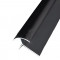 Алюминиевый закладной профиль для наружних углов 10х10 мм ПО-10х10 черный матовый 2.7 м