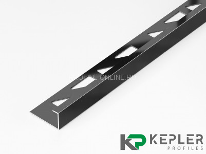 L-образный профиль 12х5 мм из нержавеющей стали SS 304 FSBP130-12 BP S.S.304 черный полированный 2.7 м