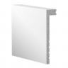 Плинтус напольный DECOMASTER D171ДМ (100x22x2000) ударопрочный, белый, под покраску