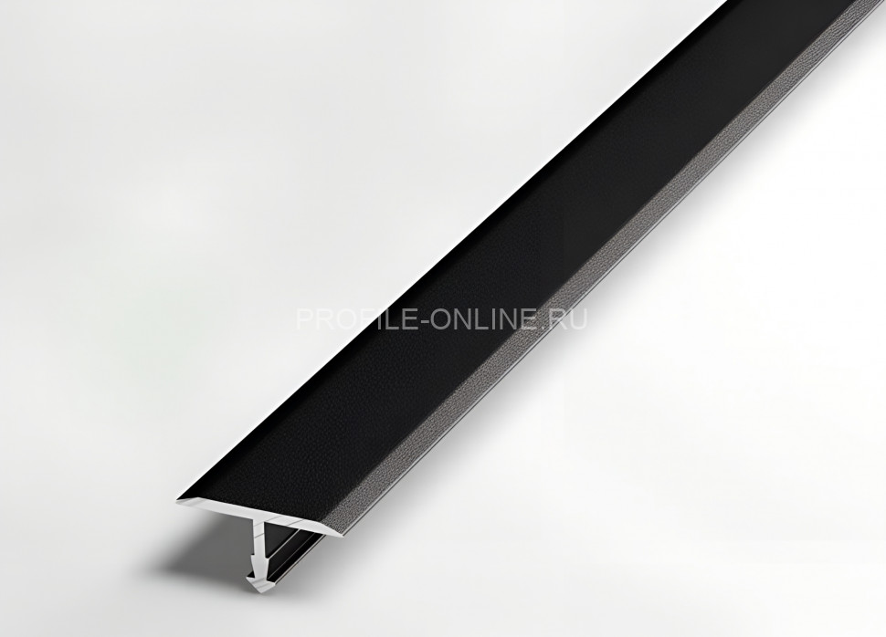 Т-профиль из алюминия 26 мм Евротрим Т-26 7334.05 черный 300 см