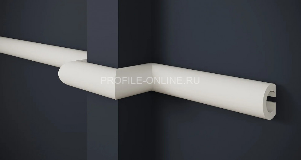 Декоративный молдинг 30х23.2 мм Decor-Dizayn DD634(3m) полистирол белый, под покраску 3 м