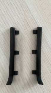 Комплект заглушек для напольного плинтуса ПТ-79/15 металл черный