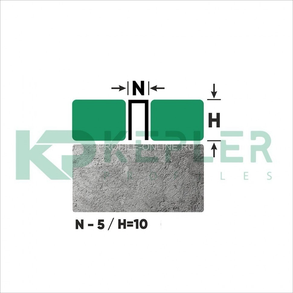 П-образный профиль 10х5 мм из нержавеющей стали SS 304 FSUP05-RS S.S.304 розовое золото сатинированное 2.7 м